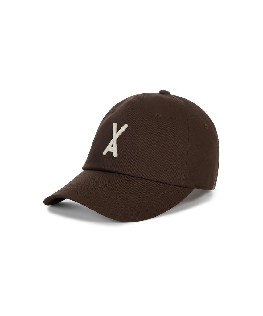 Bajal Va Applique Oversized Ball Cap Brown