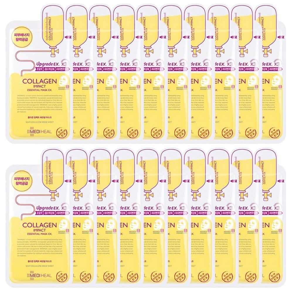 

Mediheal Aqua Ring Ampoule Mask EX Mediheal Collagen Impact REX Impact Essential Mask REX [Genuine] [10+10] [Mediheal] [N.M.F (10 pieces)] + [Collagen