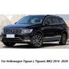 For Volkswagen VW Tiguan L MK2 2016 2017 2018   Car ABS Plastic Ide Door Audio Speak Sound Case Trim Hood Frame