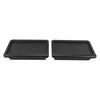 2Pcs Under Seat Storage Box TPE Space Saving Shock Proof Under Seat Hidden Storage Tray Organizer with Lid for Vehicle