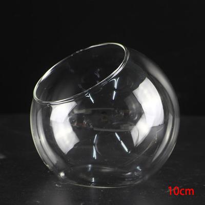 Terrarium Container For Micro Landscapes, Elegant Design With Open Mouth, Ideal For Wedding, Party Decorations, Clear Glass
