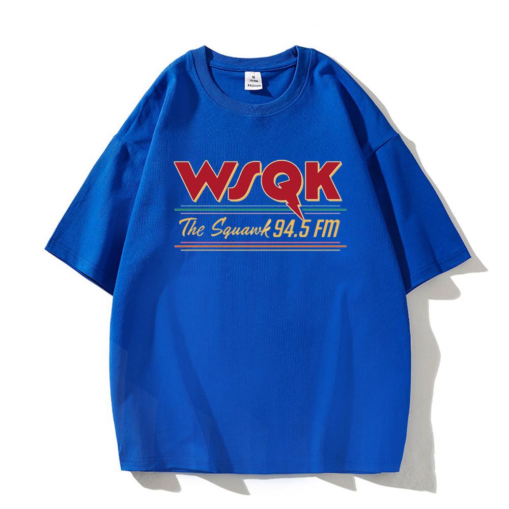 

WSQK THE SQUAWK 945 Футболка Мужская Женская Демагоргон Одежда Летняя Харадзюку Высококачественные Топы Хлопок Мода Повседневные Футболки S
