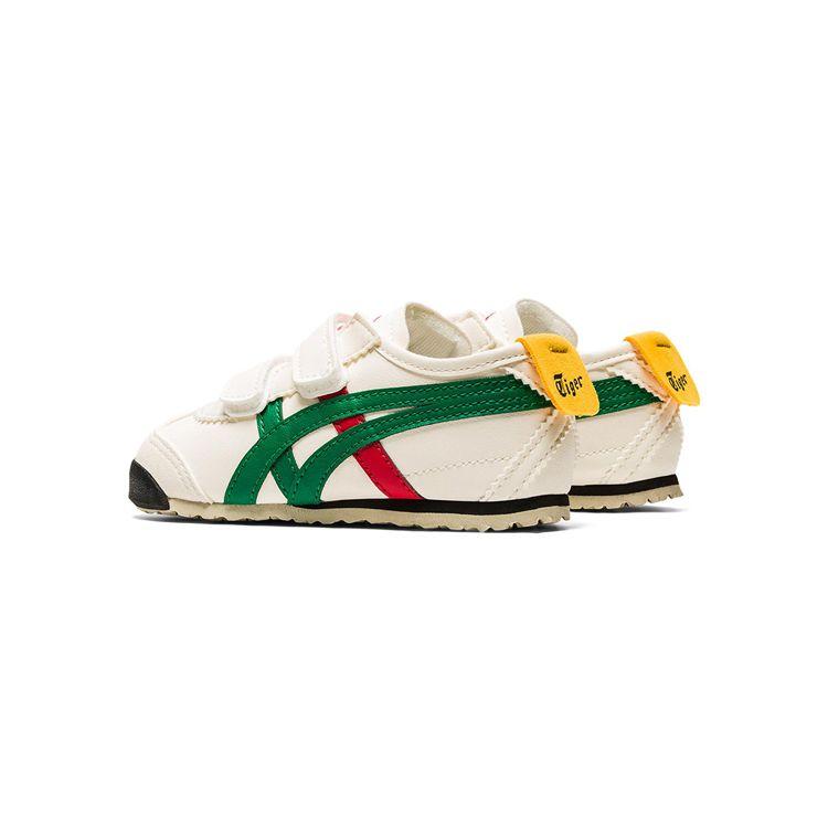 Onitsuka Tiger Mexico 66 Ts Comfortable Versatile Non-Slip Durable Low-Top Sports Casual Shoes Baby sneaker White Green 1184A054-200