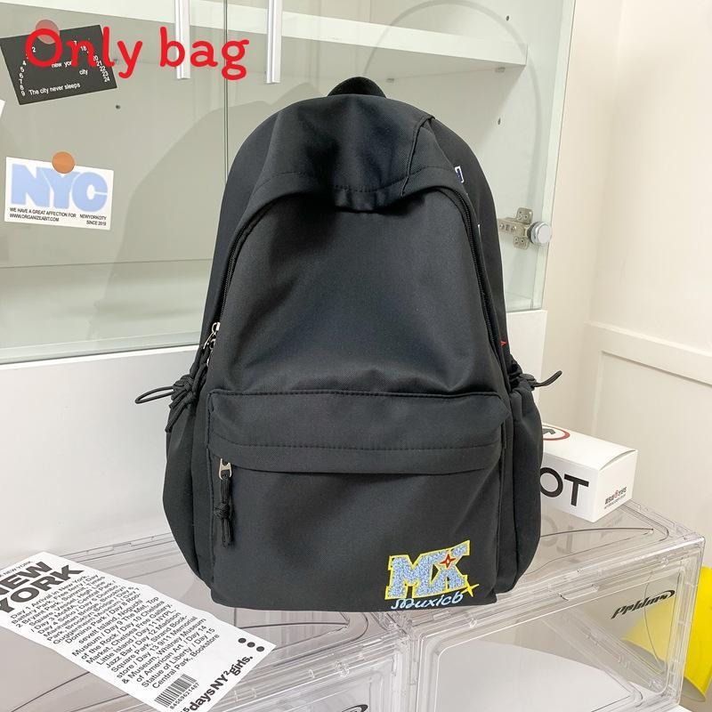 Vintage American Style Letter Embroidered Backpack For School And Travel