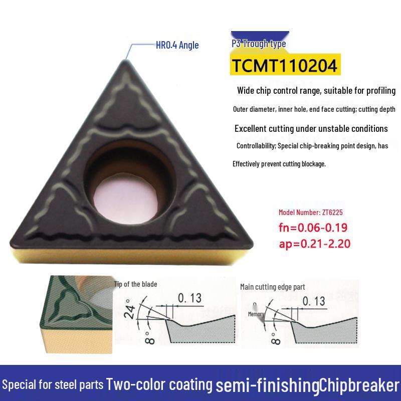 TCMT11 Triangle Carbide Lathe Tool for CNC Inner Hole Boring
