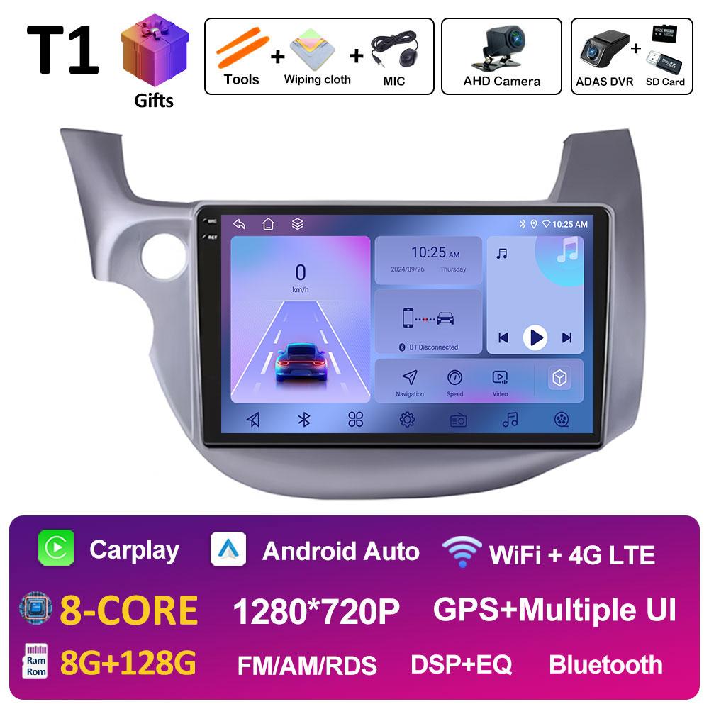 Left Hand Drive GPS For HONDA FIT JAZZ 2007 2008 2009 2010 2011 2012 2013 Cooling Fan Auto Tools GPS Navigation Touch Screen 4G