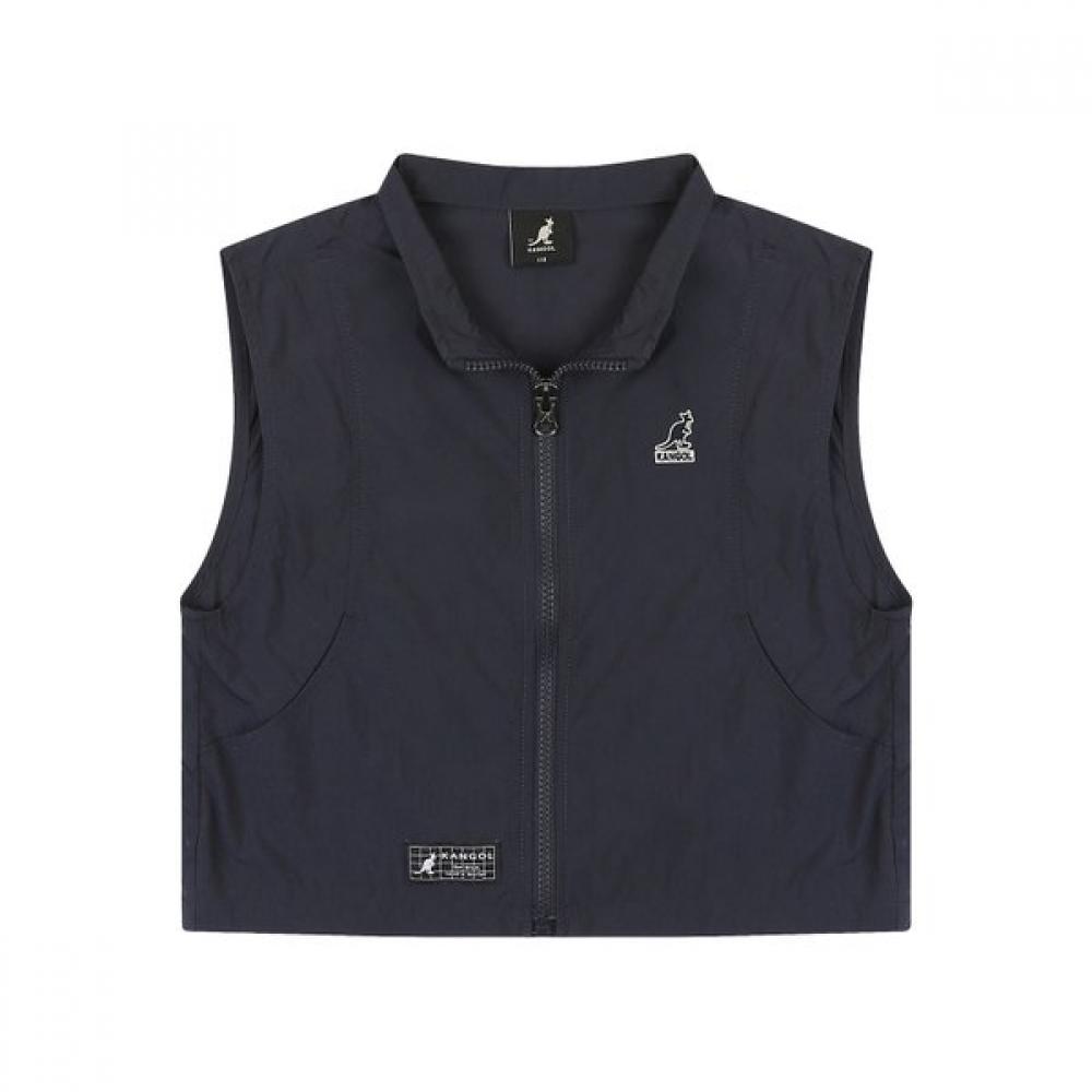 

Kangol Kids Nylon Crop Zip Sleeveless Jumper Qb 0009 Dark Navy dark navy/155