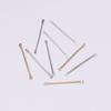 Double-Hole Rod Cylindrical Ear Post DIY Jewelry Accessories: Simple Handmade Earrings Pendants