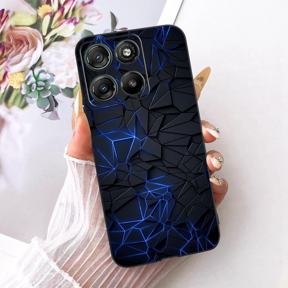 Flower Cartoon Fashion Design Phone Case For Motorola Moto G77 G67 5G Funda Soft Silicone Matte Back Cover XT2621-2 XT2621-4