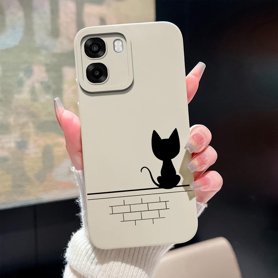 Per Oppo A6 A6x A6s 4G 5G Custodie Carine Cartoni Animati Dolci Ragazze Morbido Silicone Liquido Paracolpi Protettivo Cover Per OppoA6 A6x A6s Fundas