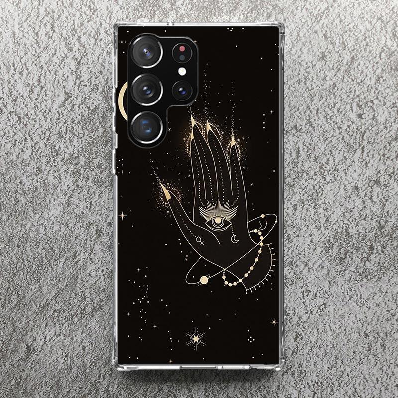 Moon Mystery Totem Witche Phone Case For Samsung Galaxy S25 S24 S23 Ultra S22 Plus S21 S20 FE S10 + S25Ultra S24U Soft Cover She
