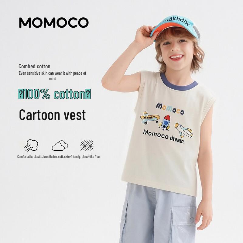 MOMOCO 2026 Summer Fashion Casual Boys Vest 90