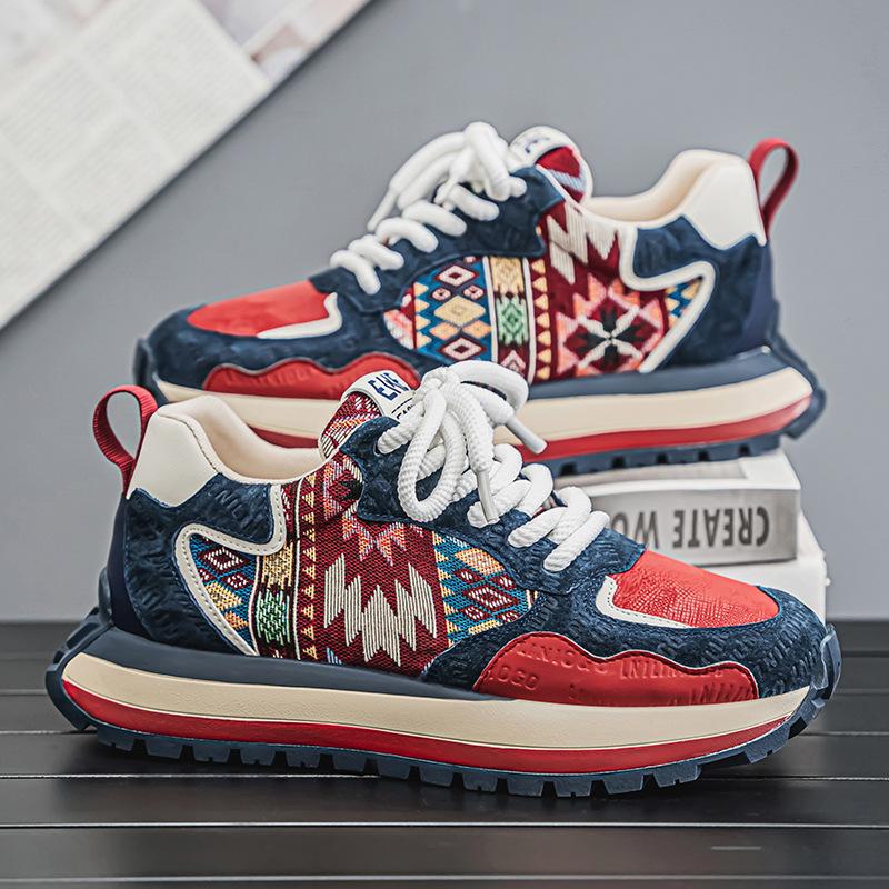 Canvas shoes breathable student sports running shoes casual dad shoes