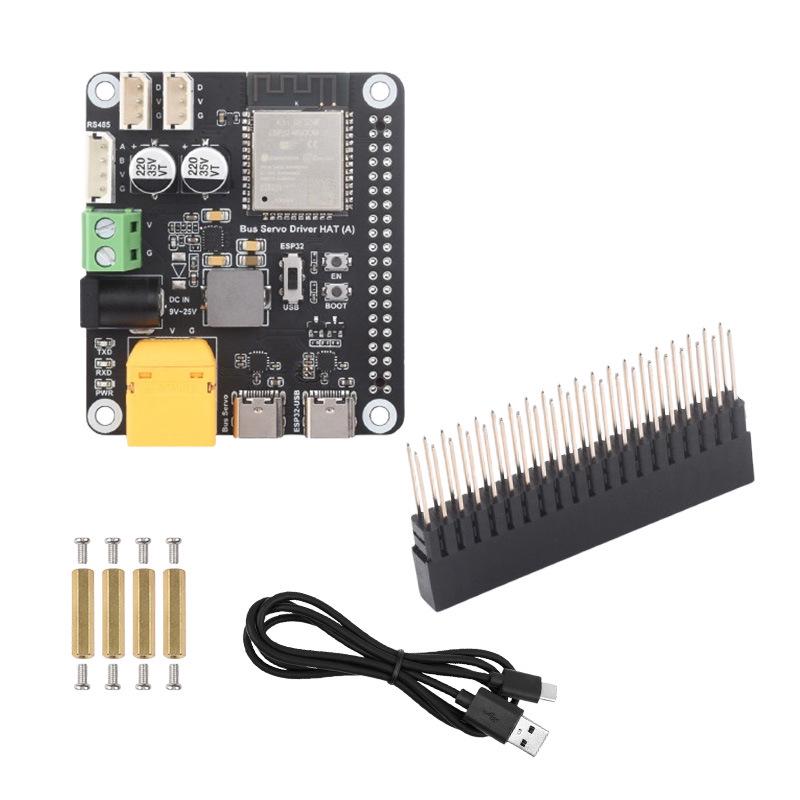 

Плата драйвера сервоприводу ESP32 для Raspberry Pi та USB/послідовної шини