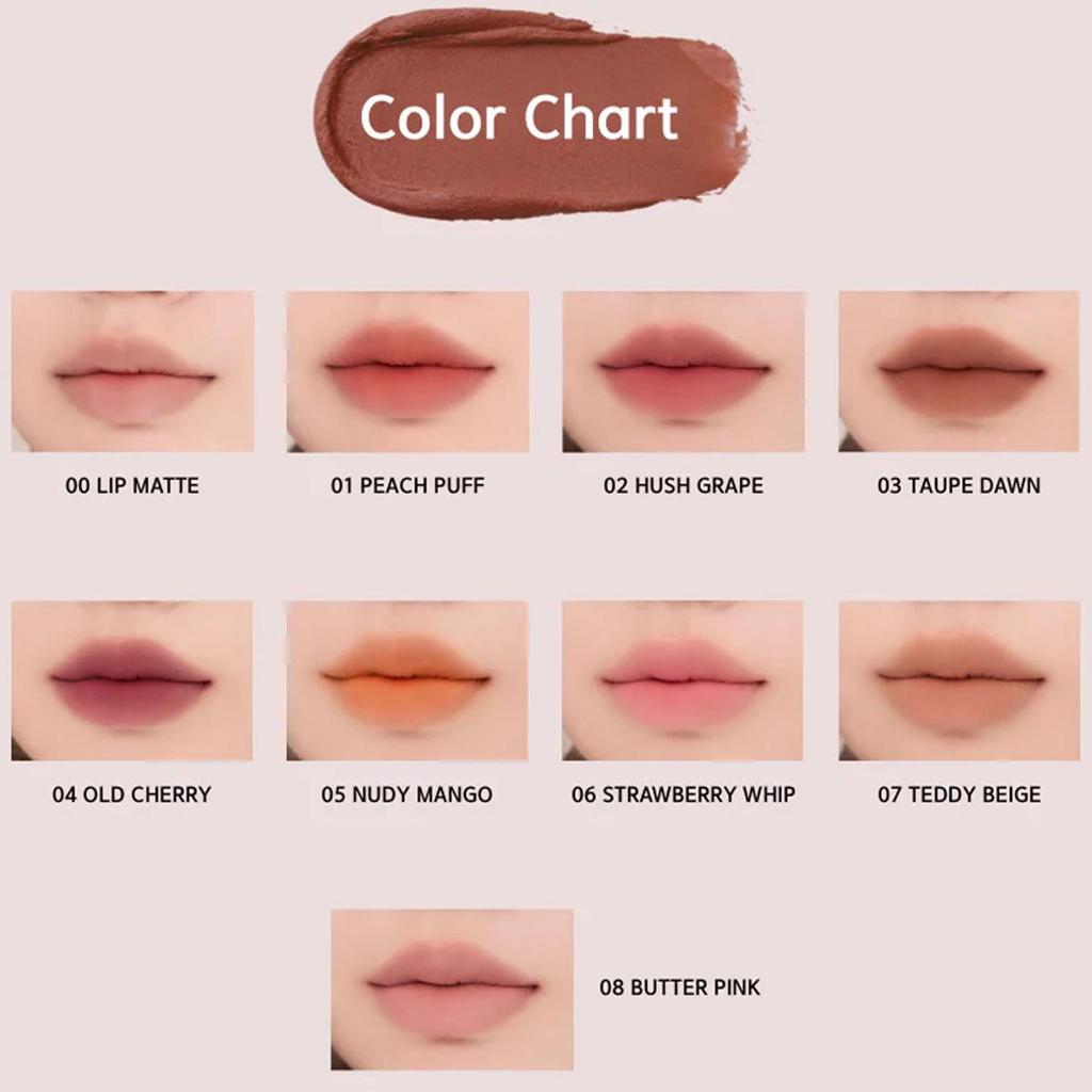 Rom&nd Romand COLOR LIP MATTE 8g/0.28oz (8 Color Options)
