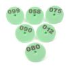 100Pcs Thicken Ear Tag with Number Signage Label Marker Plate for Cow Pig Goat Sheep