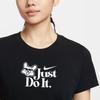 Nike Sportbekleidung Weich Bequem Mode Vielseitig Kurzarm T-Shirt Damen Oberteile Schwarz IM5974-010