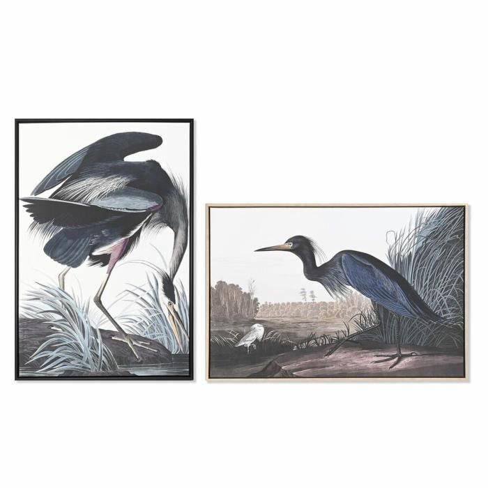 Cadre 63 X 4 X 93 Cm Oiseau Oriental (2 Unités)