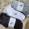 Flap F Women's Plain Mid-Length Sneaker Socks 10 Pairs 3 Colors