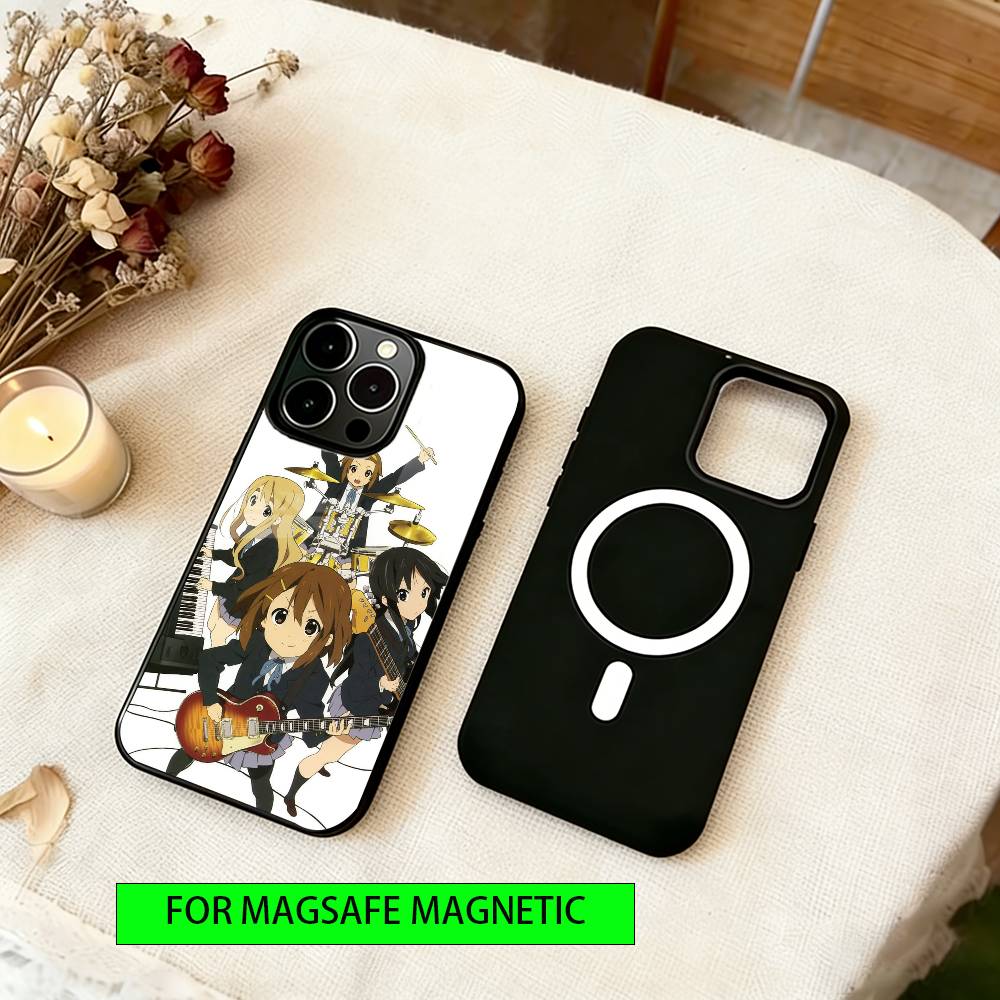 K-ON Phone Case Magnetic with Magsafe Wireless Charging For iPhone17,16,15,14,13,12,11 Plus,Pro