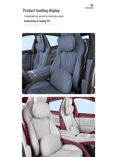 Xiaomi YU7 Magnetic Headrest with Lumbar Support, Hidden Neck Protector, Seat Pillow, Cushion, Car Interior Accessories