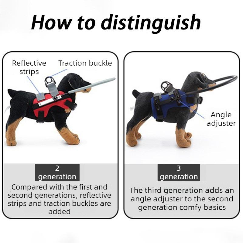 2/3 Gen Blind Dog Halo Protection Harness Safe Blind Eye Dog Halo Anti Collision Walking Bumper Circle Dogs Portable Outdoor