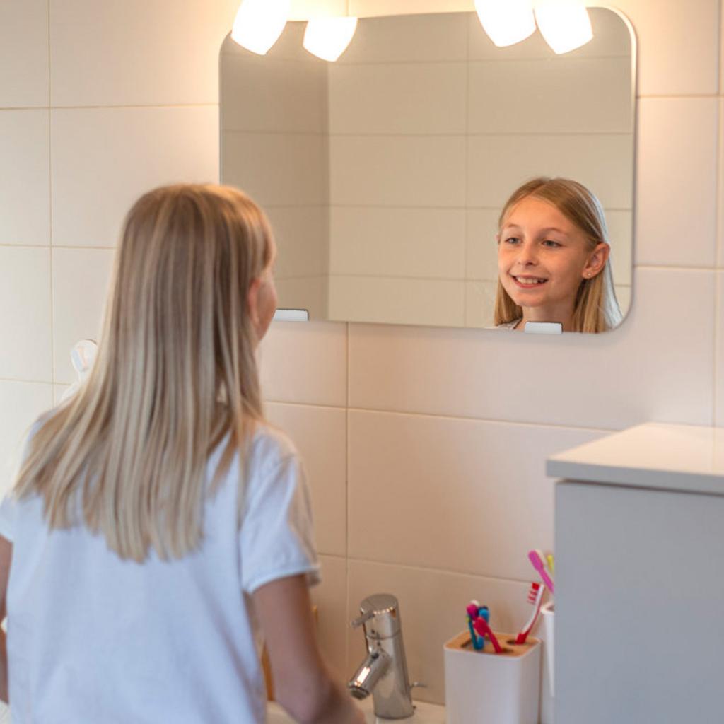 Stainless Steel Mirror Clips stand Hooks Wall Mounting Hanger Mirror Holder Clips for Wall Mounting Frameless Mirror