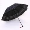 Lolita Lace Sun Umbrella Anti-UV Protection Princess Female Parasol Vintage Folding Umbrella