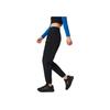 Li Ning Fitness Series Solid Color Cuffed Ice Feel Sun Protection Loose Knit Sports Pants Women pants Black AKYU416-2