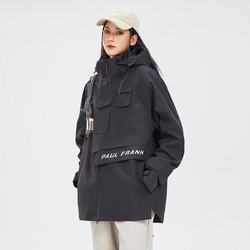 paul frank Women's Winter Detachable Fleece Outdoor Jacket