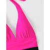 Deep V Neck High Waist Tummy Control Swimwear