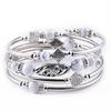 Bohemian Emperor Stone Multi-layer Wrap Bracelet – Women's Natural Stone Beaded Bangle
