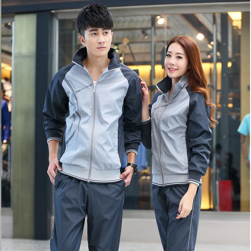 Spring & Autumn Casual Running Sports Set: Unisex Long Sleeve Jackets for Students & Teams