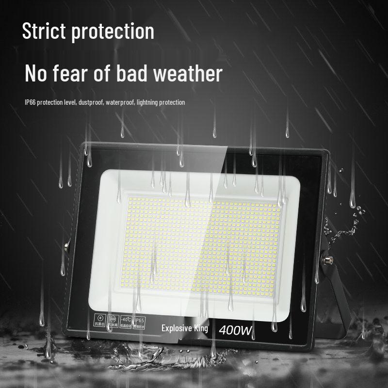 LED Waterproof Outdoor Spotlight Floodlight for Advertising and Courtyard Lighting