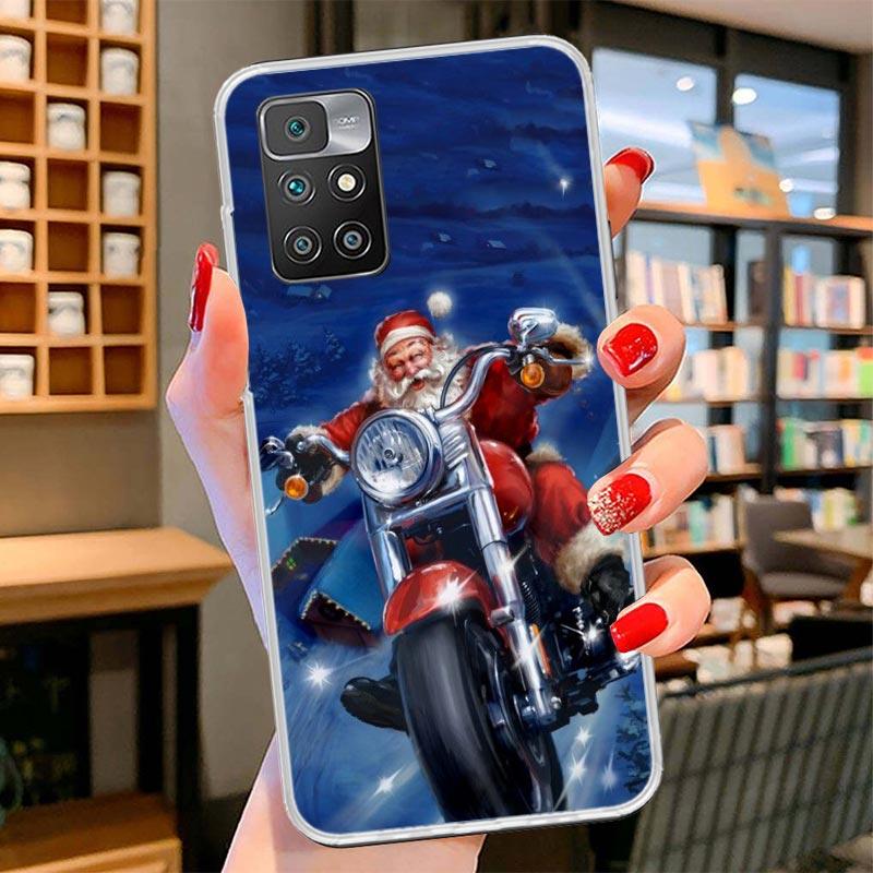 Christmas Santa Claus Present Cover Phone Case For Xiaomi Poco F7 Ultra X7 X6 X5 Pro M7 Redmi 15C 15 13C 13 12C 12 10C 10 9A 9C