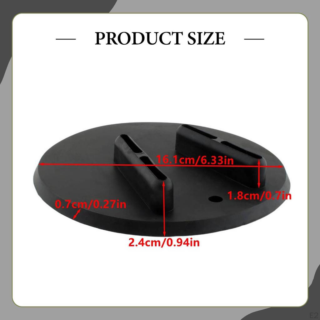 Kickstand Support Pad Anti Slip Replacement Professional Rubber Stable Stand Coaster Pads
