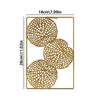 Modern Metal Wrought Iron Leaves Wall Hanging Ornament Wrought Iron Leaves Mural Pendant Living Room Bedroom Home Decor