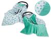 Large Baby Wrap for the Stroller Carrier Seat, Double-sided - Mint Hedgehogs