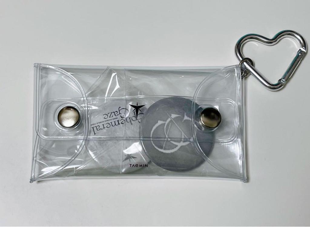 [GEBRAUCHT] TAEMIN durchsichtiges Beutel- und Anstecknadelset<>