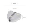 Tac Tak KIDS DISH Lunch Box Kids Dish Lunch Box Bear Made In Japan X D12 X (Lunch Box) Gray/Tak JTN-0170-GY W14.6 H4.8cm