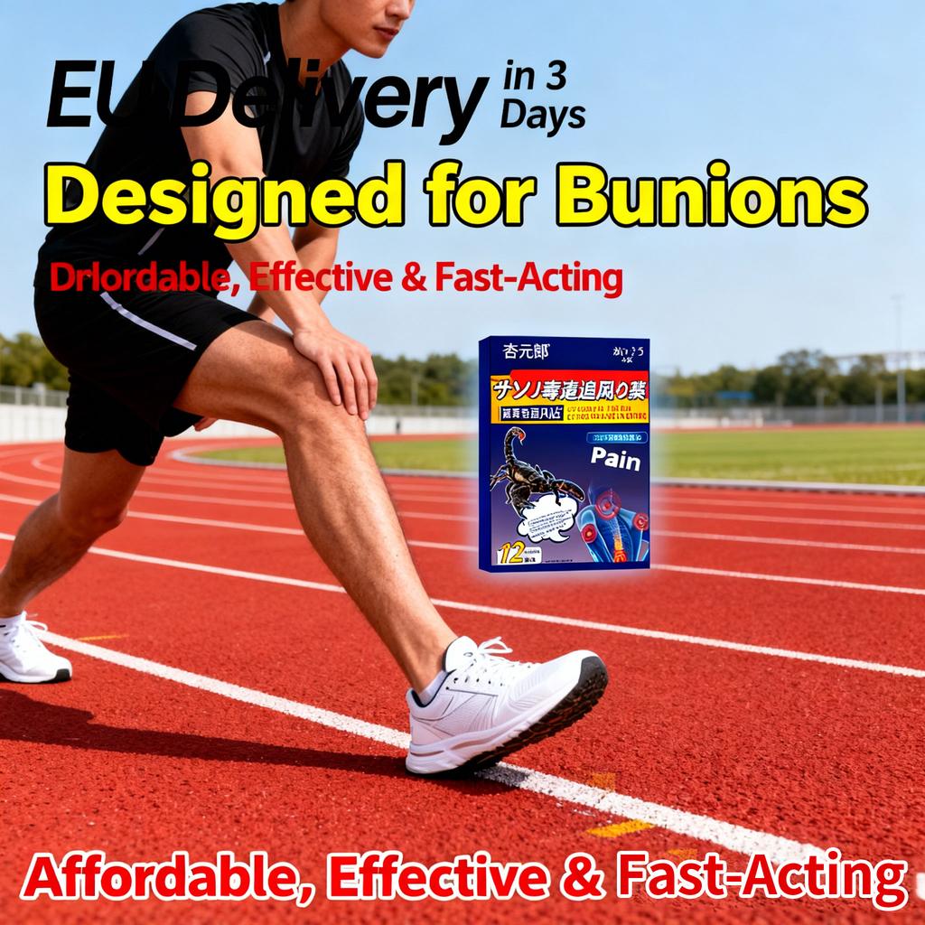 Organic Calming Bunion Patch - Herbal Gentle Rapid Relief for Foot