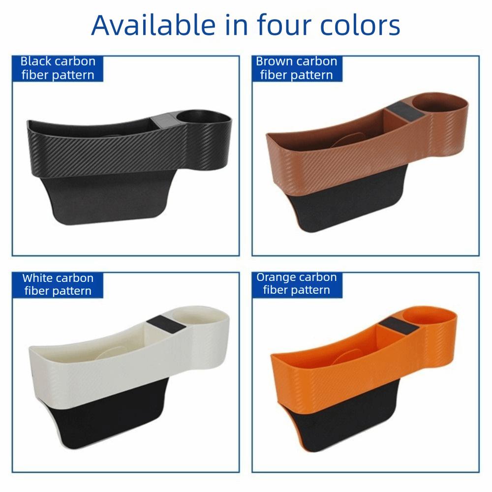 Water Cup Holder Car Gap Storage Box Easy Install Car Storage Organizer Multi-functional Design