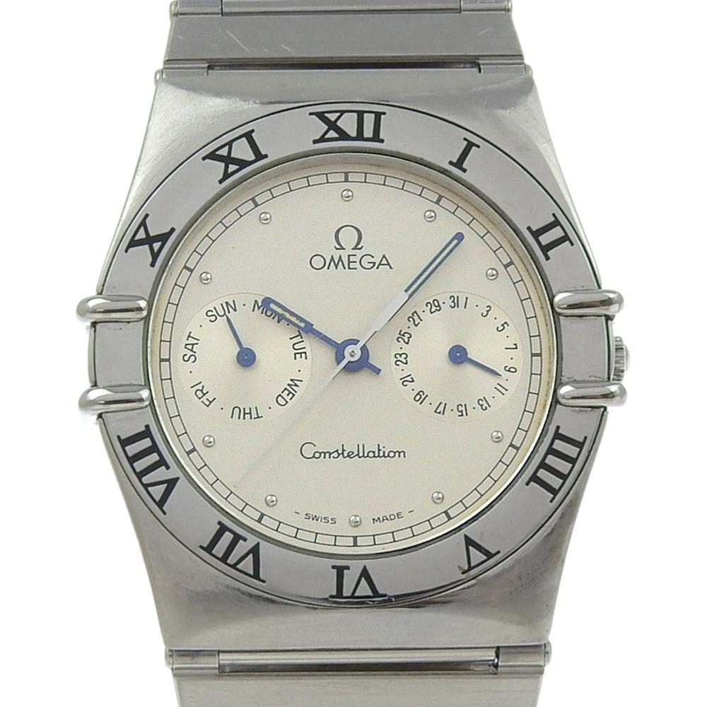 

OMEGA Constellation Watches Day date SilverDial Stainless Steel Quartz Multi-needle analog display unisex Used