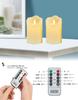 AnnTec LED Candle Lights [Set of 2] LED Candles, USB Rechargeable, Warm Light, Includes Remote Control, Auto-Off Timer, Flickers Like a Real Flame,