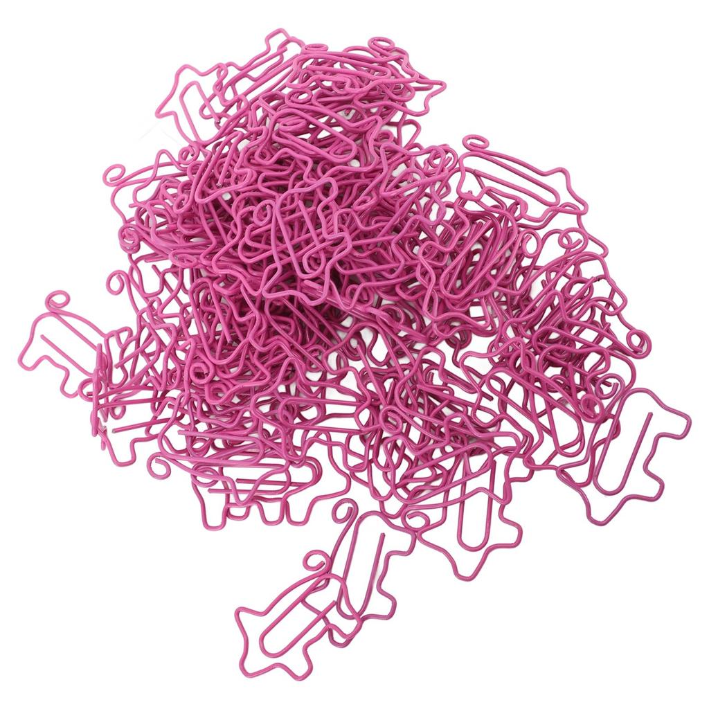 100 buc Agrafe de hârtie Preveniți alunecarea Semn de carte decorativ în formă drăguță Agrafe de hârtie pentru școală Offi