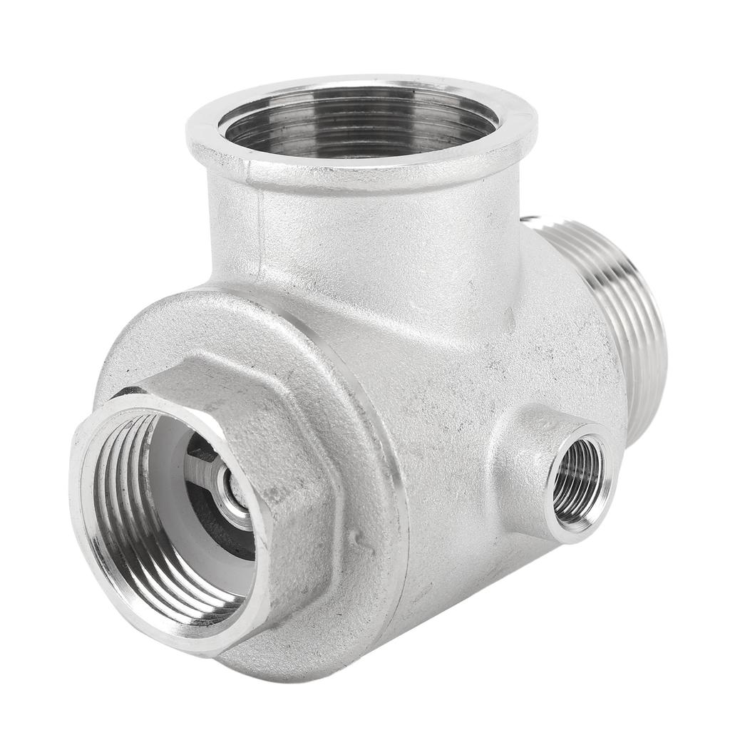 5 Way Check Valve DN32 Aluminium Alloy Backflow Preventer Female Male Spring Thread Preventer