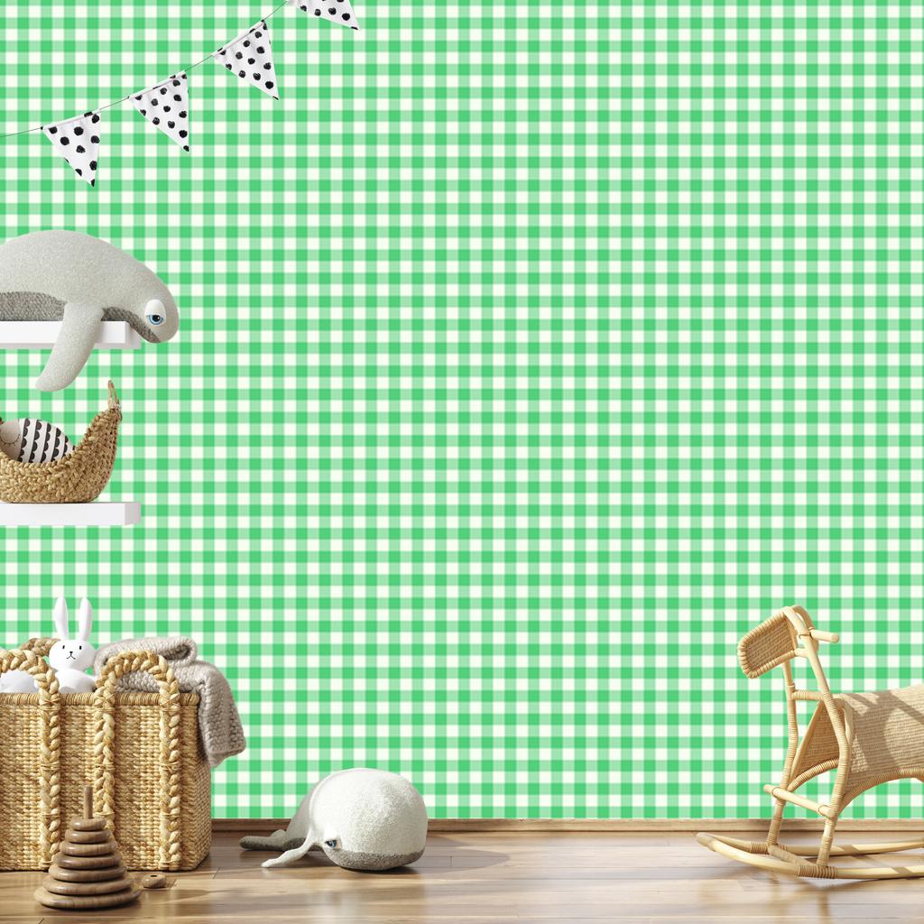 Mint fabric pattern wallpaper, mint center for living room and bedroom 50x1000