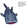 Pencil Bag Shark Shape Smooth Zipper Closure Pen Holder Large Capacity Thickened Funny Stationery Organizer