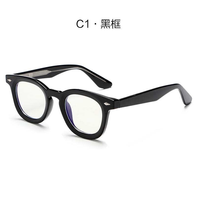 TR90 Optische Brillenfassung Herren Damen Anti-Blaulicht-Brille Herren Computerbrille Klassischer Stil Hohe Qualität Rund Quadratisch Brille
