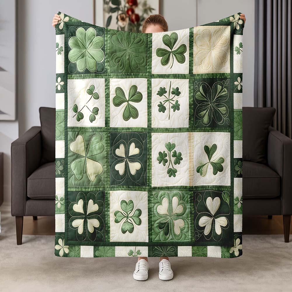 1Pc  Blue Patchwork Print Flannel Blanket Soft Cozy Warm Throw Blanket For Home Couch Bed